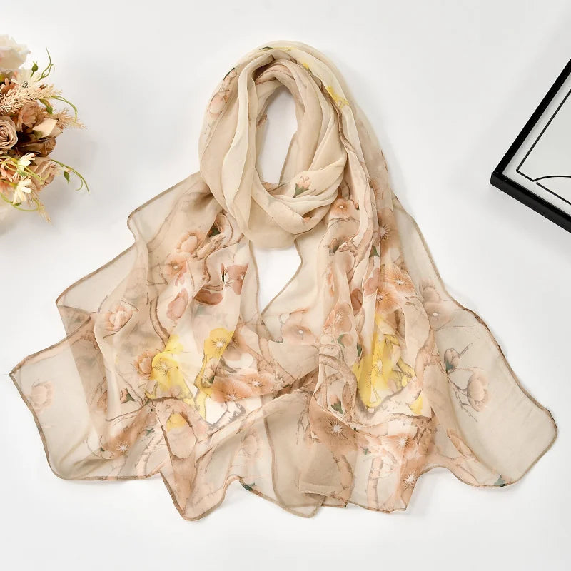 Rosée | Chiffon Blossom Scarf