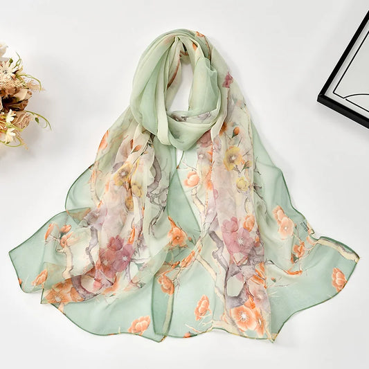 Rosée | Chiffon Blossom Scarf