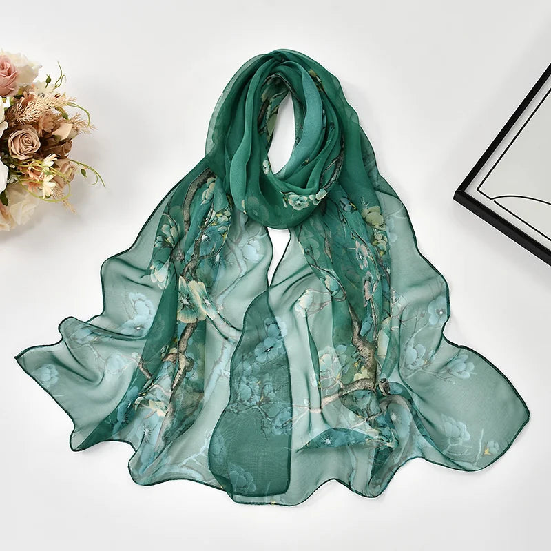 Rosée | Chiffon Blossom Scarf
