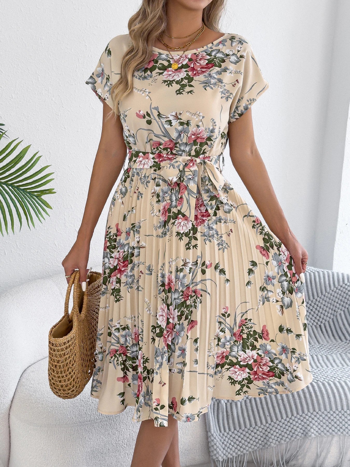 Rosalie — Floral A-Line Dress