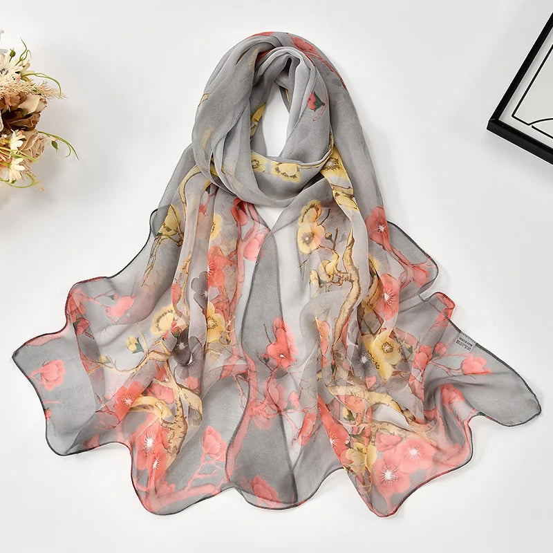 Rosée | Chiffon Blossom Scarf