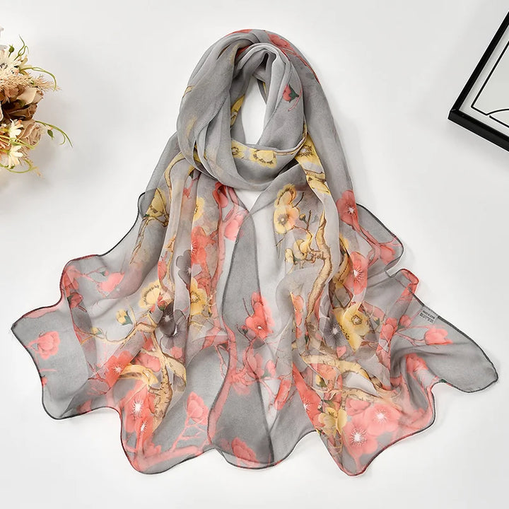 Rosée | Chiffon Blossom Scarf