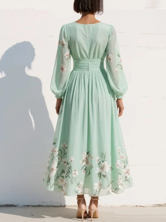 Olivia | Chiffon Floral Dress