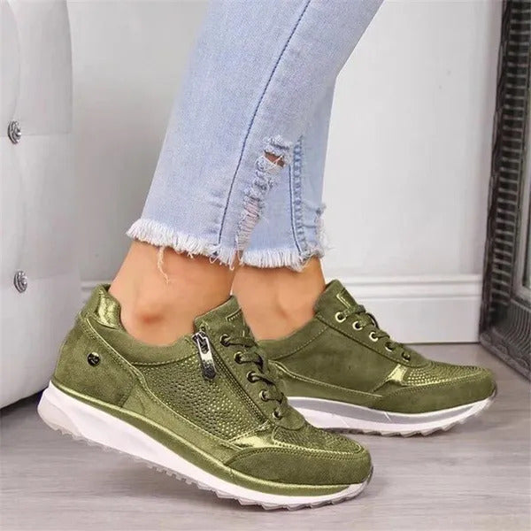Isla | Zip Sneakers