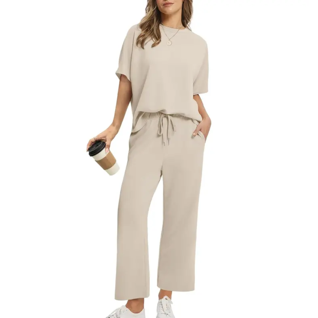 Brisa | Oversized Wide Leg Two Piece Set
