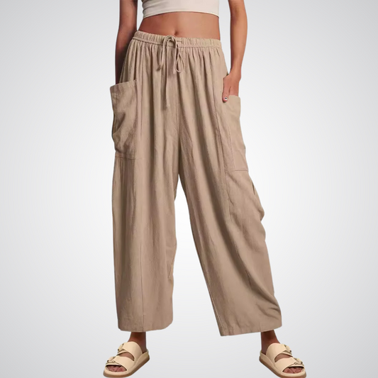 Lynna | Linen Wide Leg Pants
