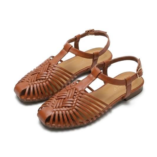 Margaux | The Woven Gladiator Sandal