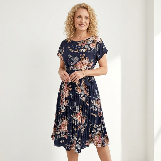 Rosalie — Floral A-Line Dress