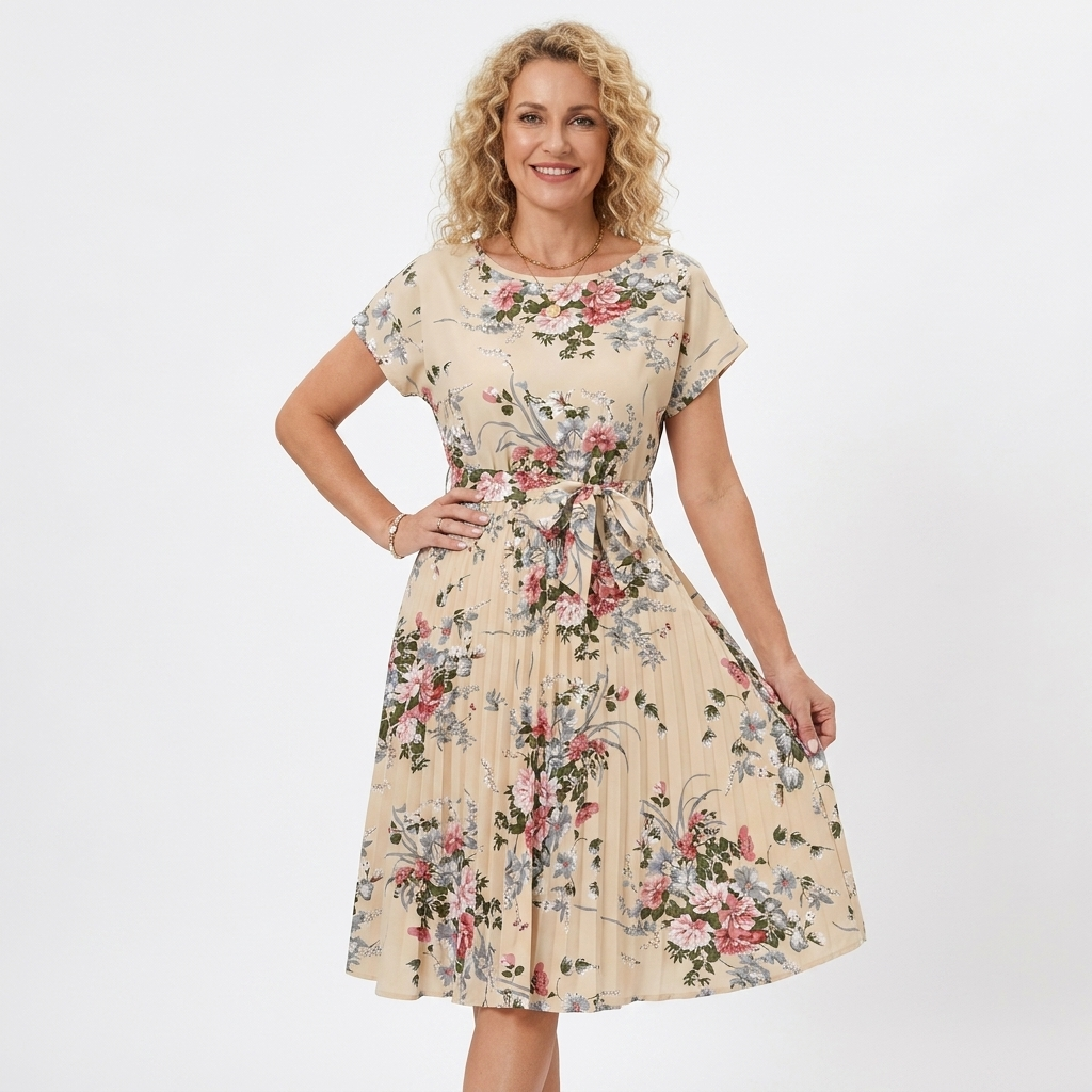 Rosalie — Floral A-Line Dress